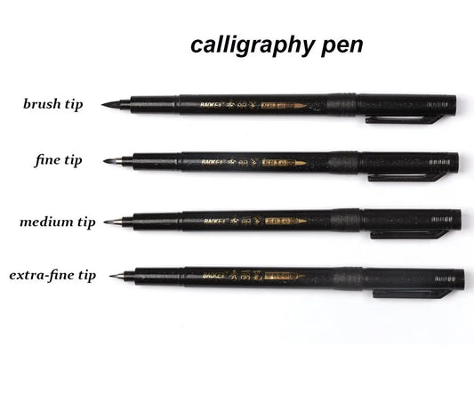 Kalligraphie Stift mit schwarzer Tinte für präzises Schreiben und Zeichnen
