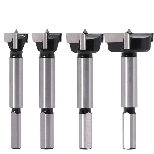 Lochbohrer Set 12-53 mm mit dreieckigem Griff für Holzbearbeitung