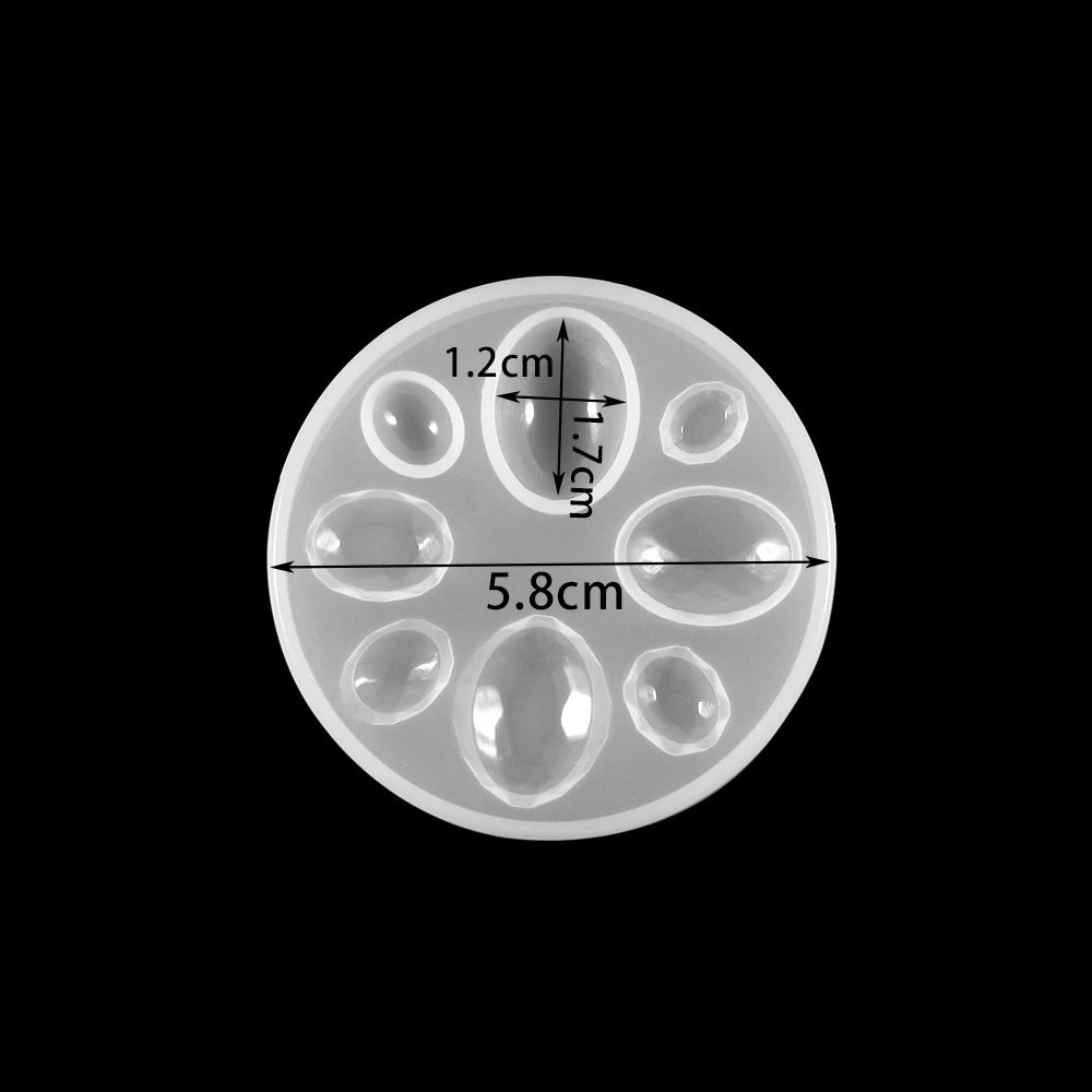 Herz Anhänger Silikonform für DIY Epoxidharz Schmuck Gussform Set