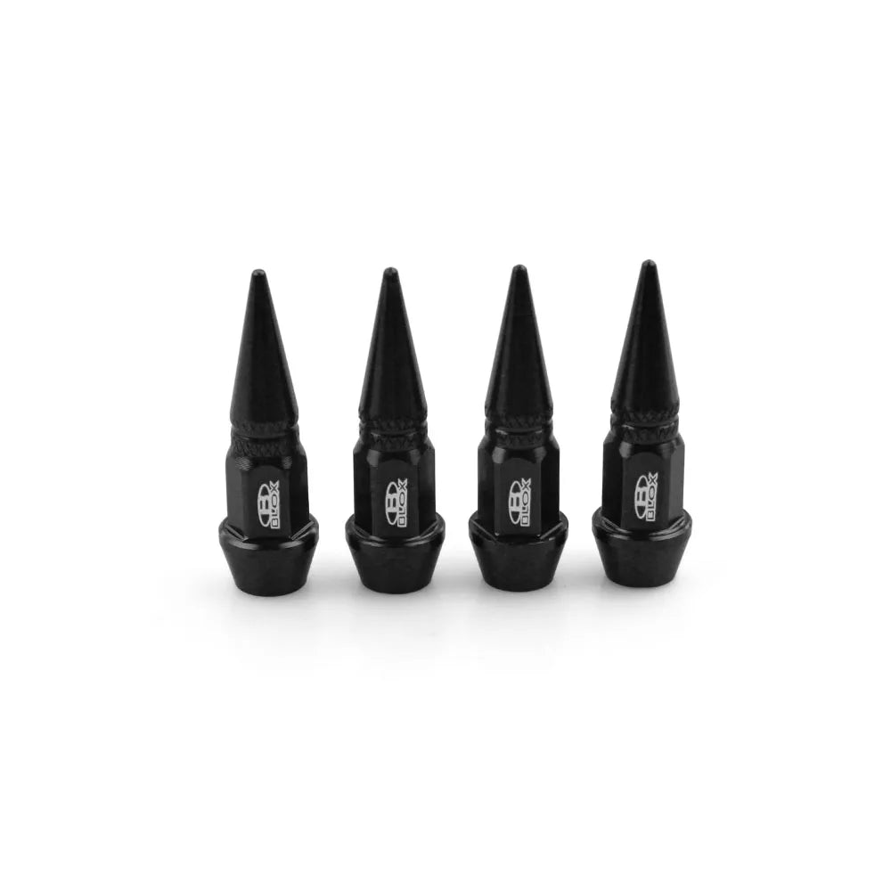 4x Universal Spike Reifen Ventilkappen Staubschutz Auto Motorrad Fahrrad