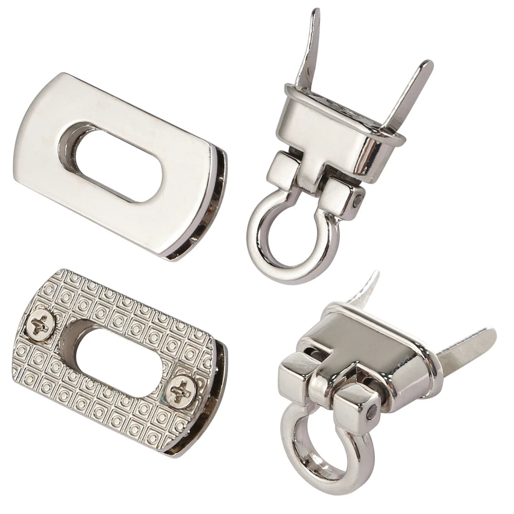 3,1 cm ovaler Metall-Drehverschluss für Handtasche und Geldbörse-Yabubest - Home & More