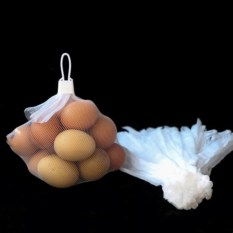 100 Stück Netzbeutel mit Schnallen für vielseitige Lagerung