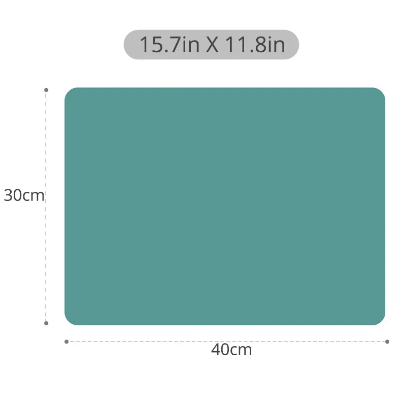 Silikon Tischset Wasserdicht Rutschfest Waschbar Hitzebeständig für Küche