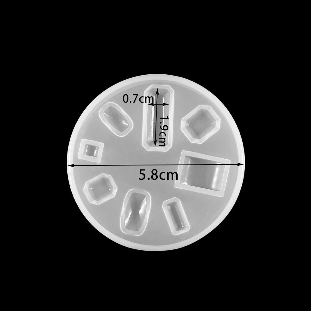 Herz Anhänger Silikonform für DIY Epoxidharz Schmuck Gussform Set