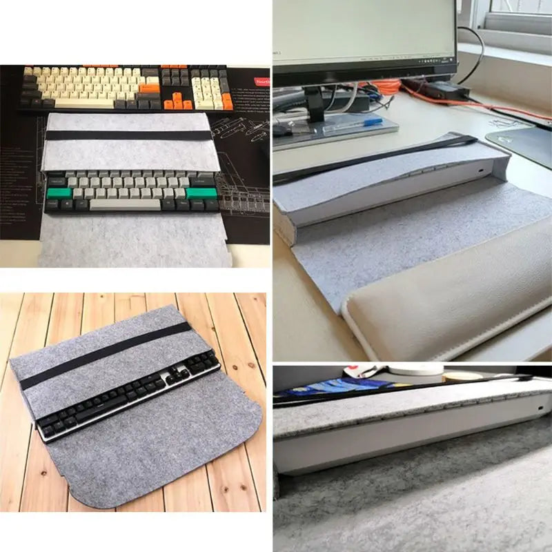 Tragbare Tastaturtasche aus Filz für bis zu 104 Tasten