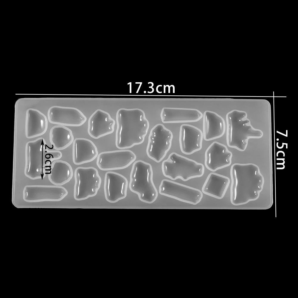 Herz Anhänger Silikonform für DIY Epoxidharz Schmuck Gussform Set