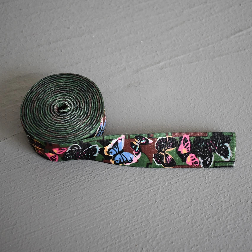 25 mm Gurtband 5 Yards bedruckt in 18 Farben für Taschen & Zubehör-Yabubest - Home & More