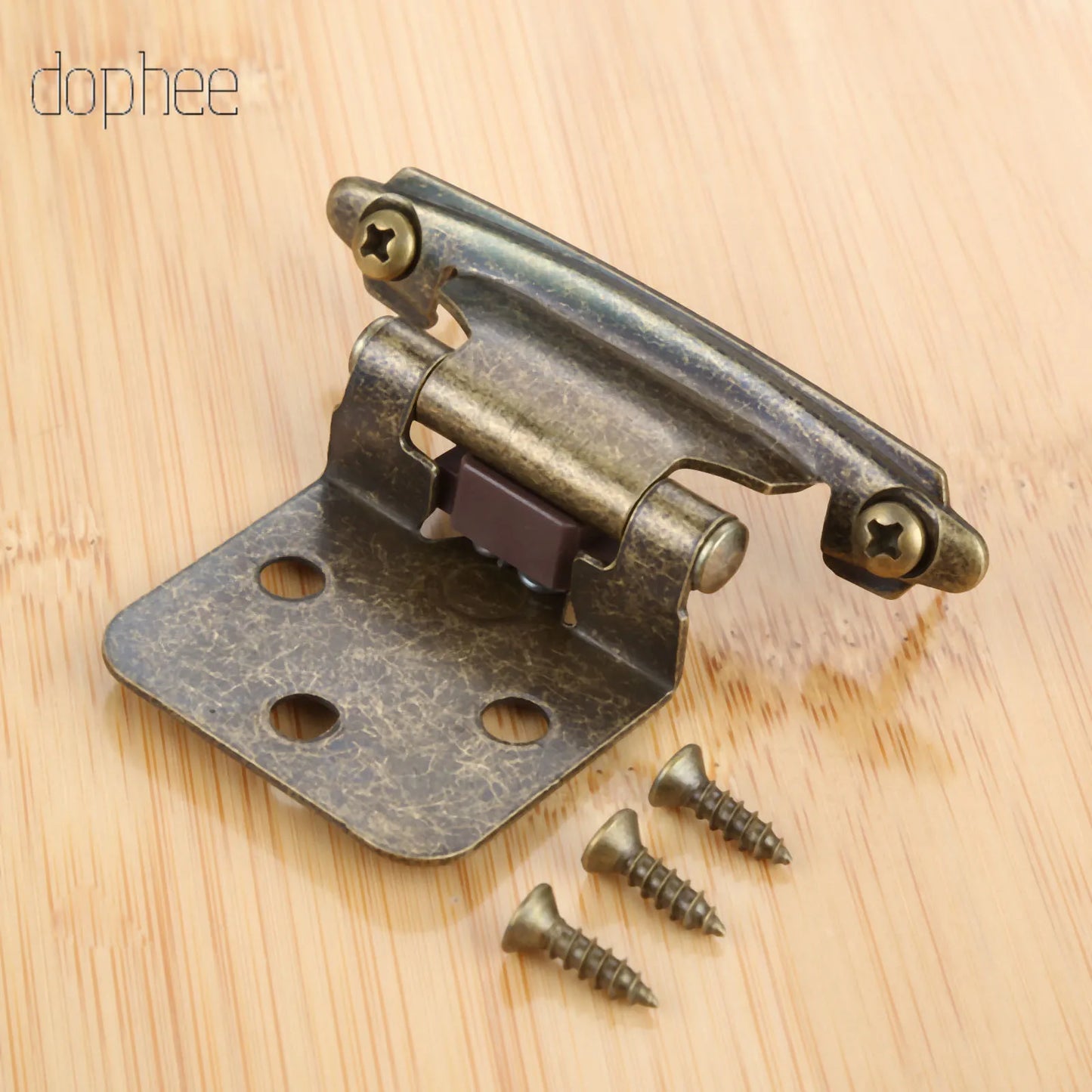 2-teiliges Edelstahl Overlay Möbel-Scharnier 71x38x35mm für Schränke