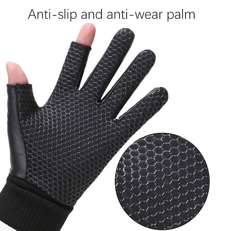 Herren Winterhandschuhe warm wasserdicht Touchscreen rutschfest