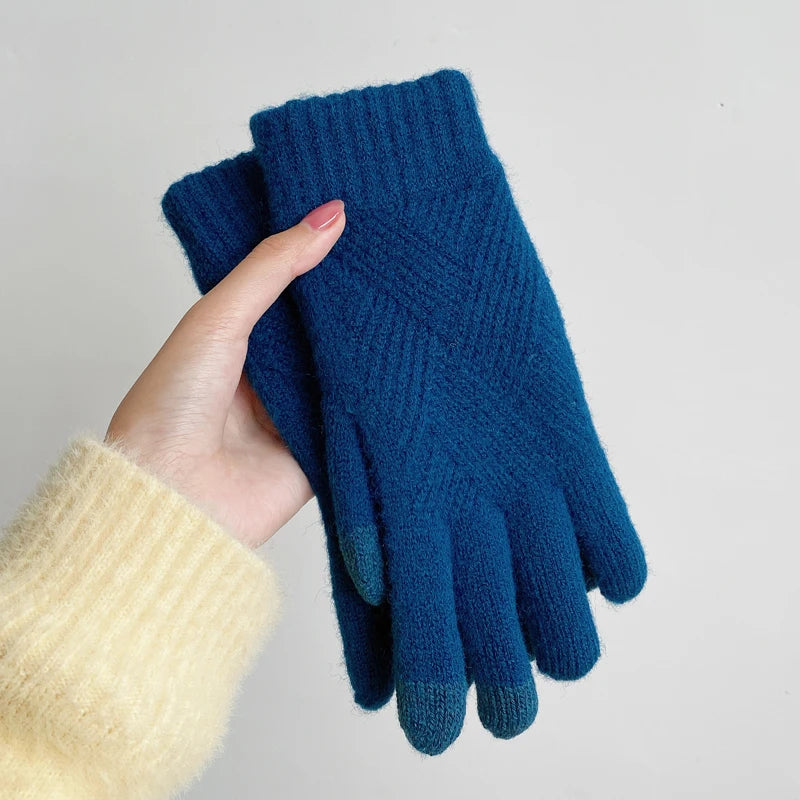 Unisex Touchscreen Handschuhe Winter winddicht warm doppellagig