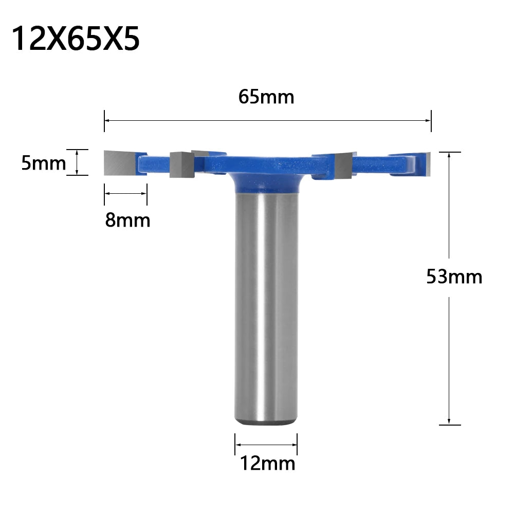 Schaftfräser mit 12mm Schaft für präzises Holzschneiden in Varianten