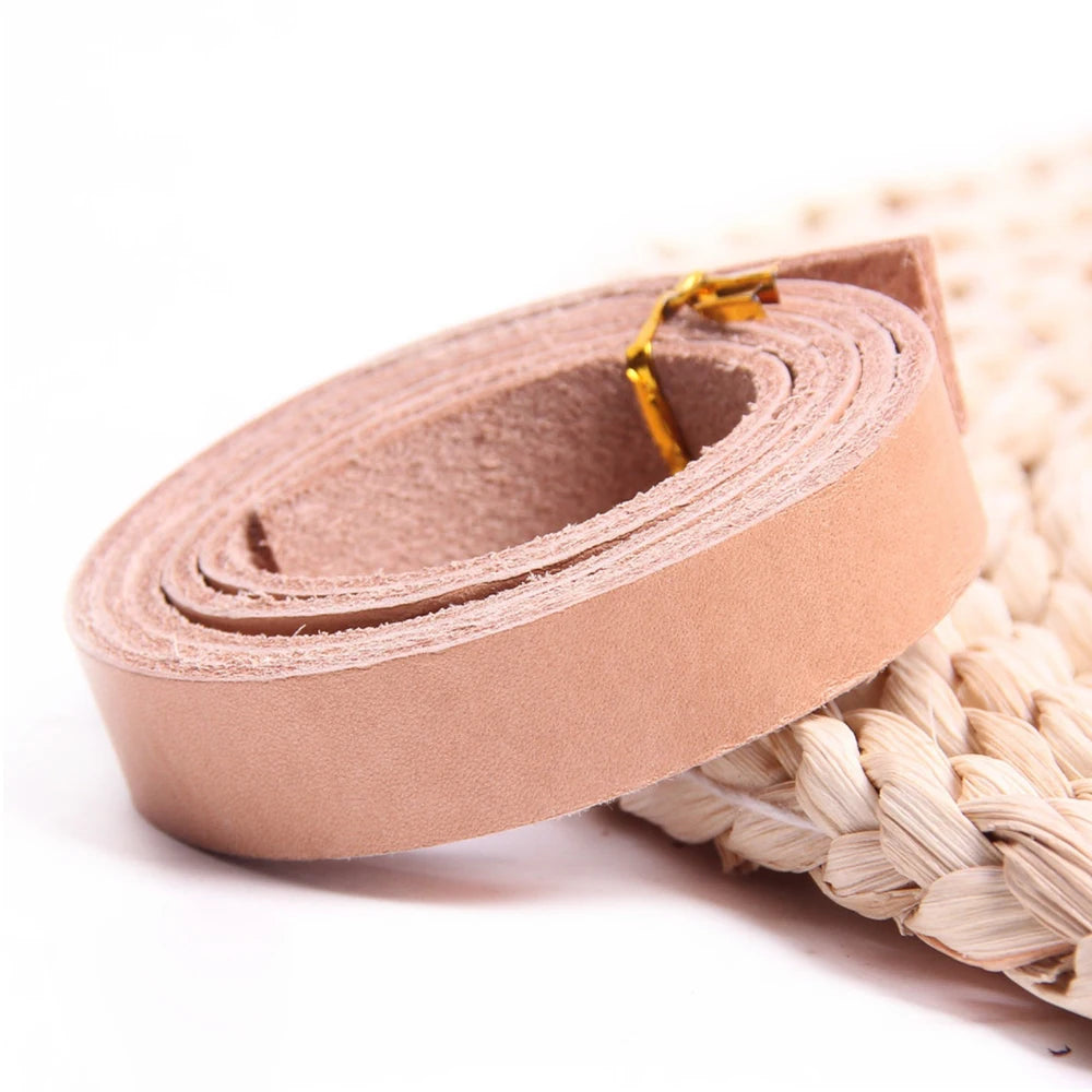 80cm Echtleder Schmuckband 3-30mm Flach Kein Schweißen für DIY Schmuck