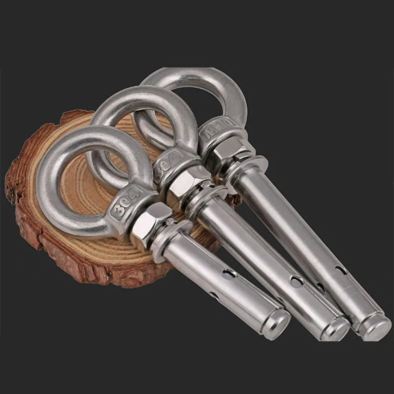 Sichere M6 Betonhülse aus Edelstahl A2 mit Hebeauge – robust - korrosionsfest