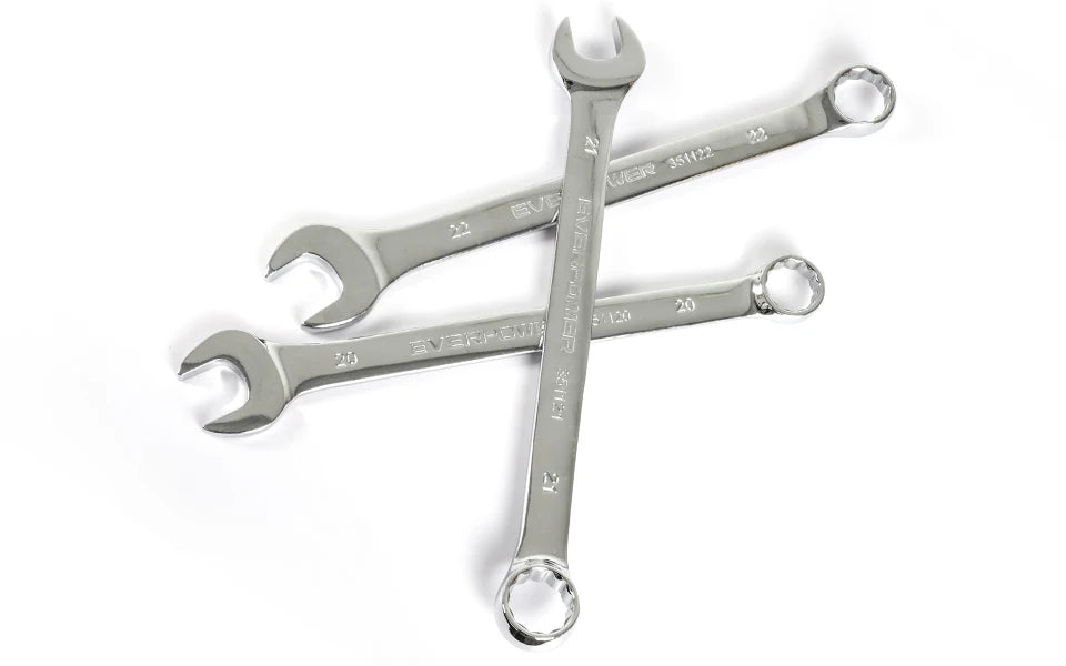 Kombischlüssel Set 5,5 bis 15 mm aus stabilem Chrom Vanadium Stahl-Yabubest - Home & More