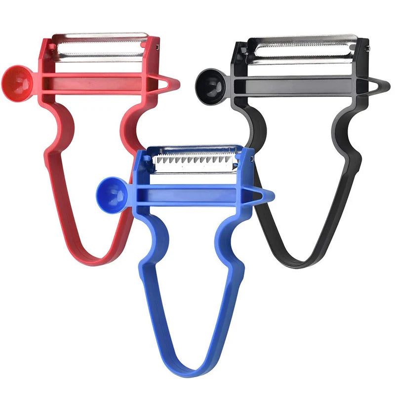 Gezacktes Obst und Gemüse Messer Slicer Shredder Julienne Küchenhelfer