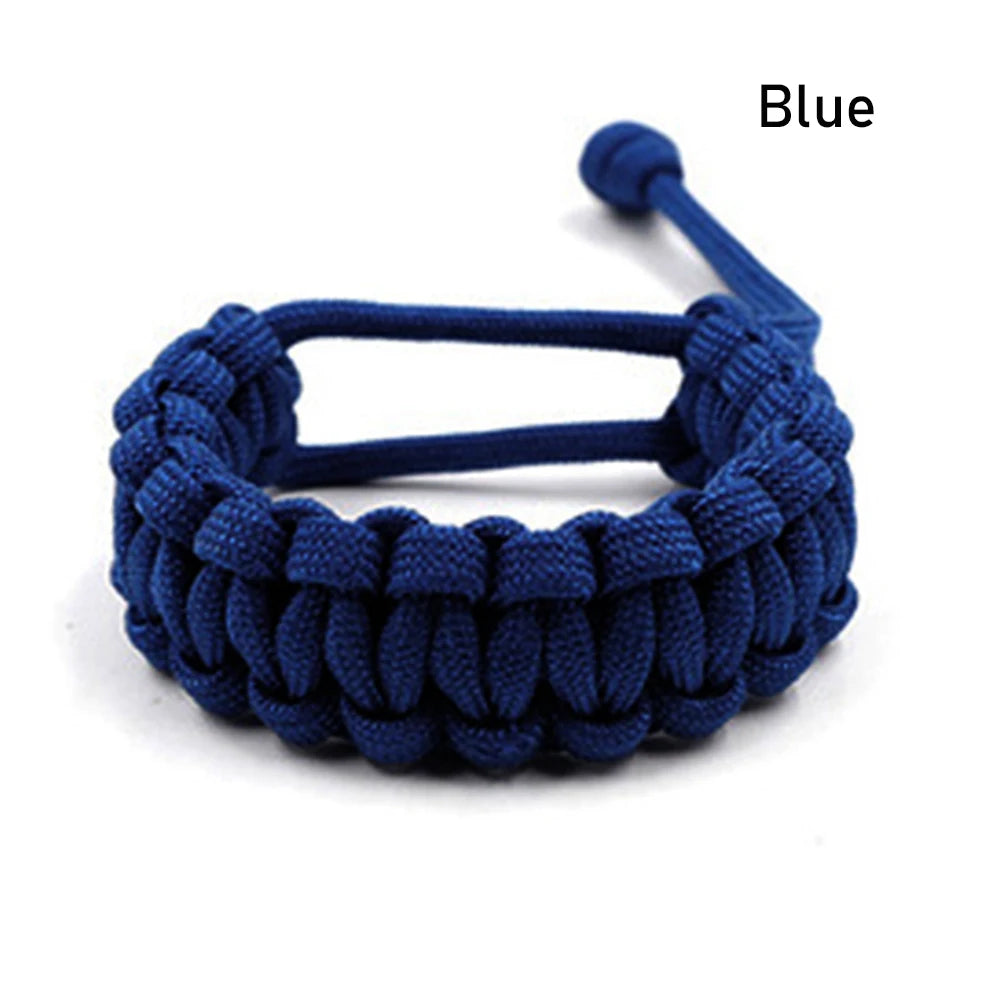7-farbiges verstellbares Survival-Armband mit 550 Paracord Schnur 17-25cm