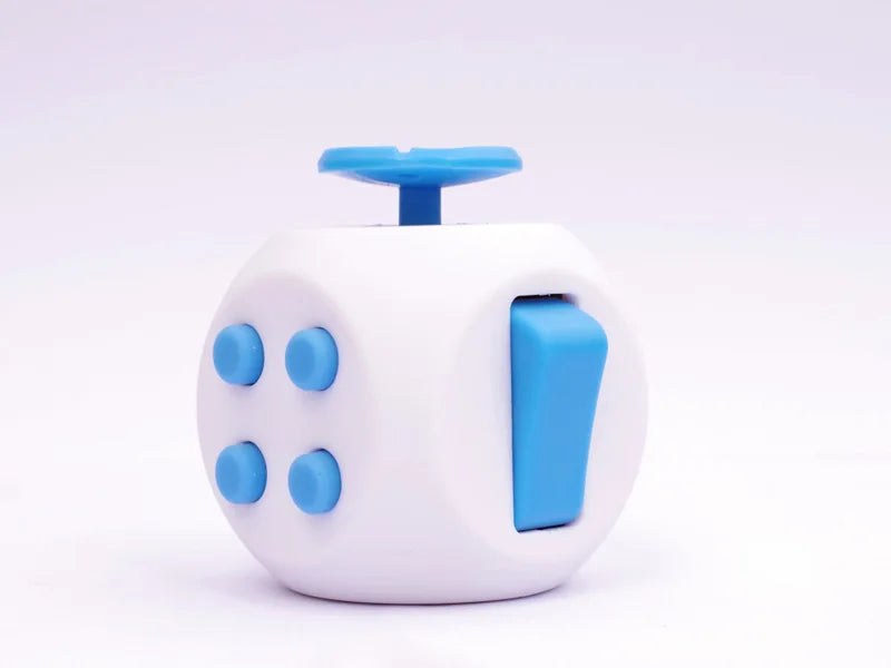 Fidget Cube EDC Antistress Würfel mit 12 Seiten für Fokus und Entspannung
