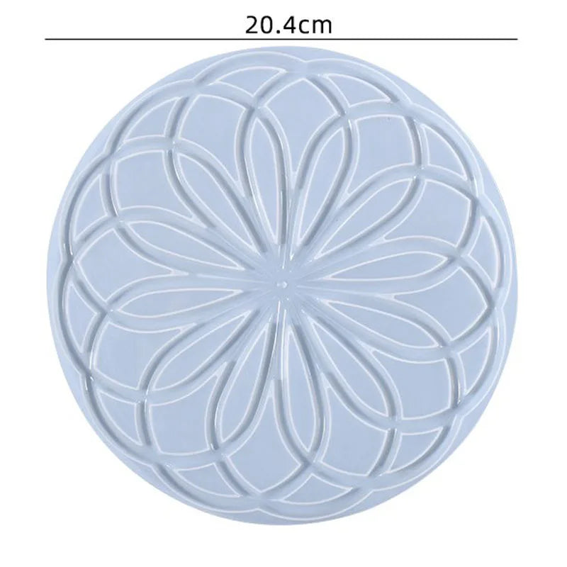 Große rechteckige Silikonform Teeteller Untersetzer Epoxidharz DIY Form