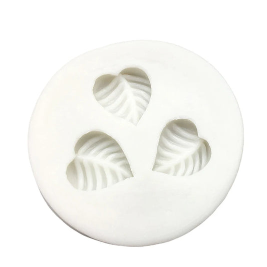 Kleine Blatt Silikonform für Fondant und Kuchendekoration