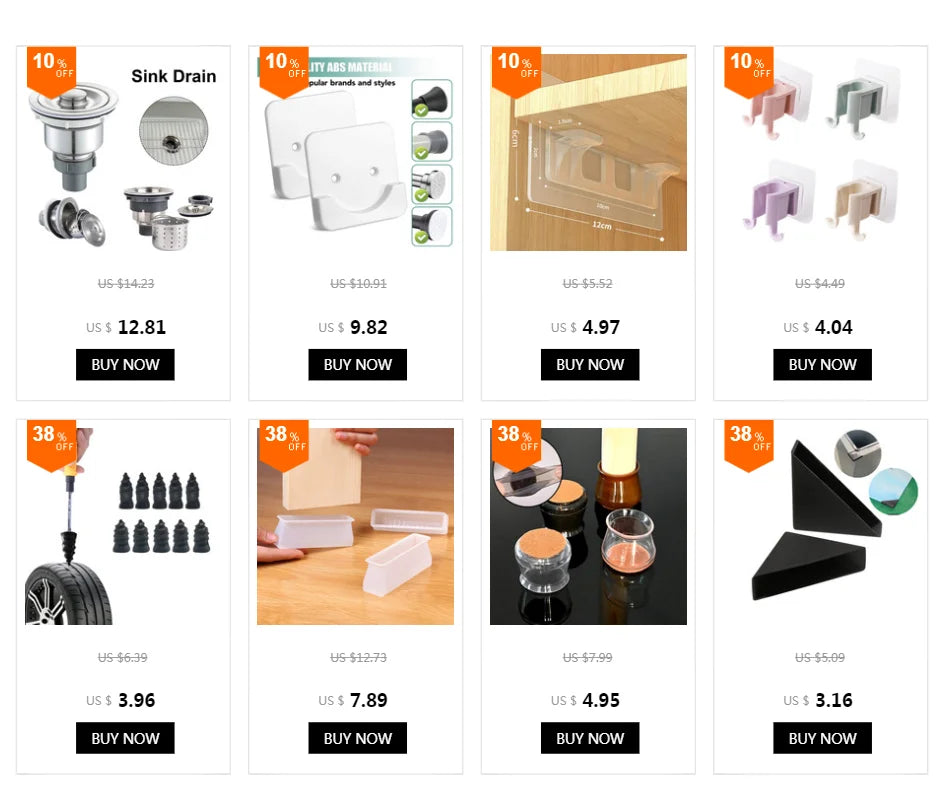 100 Stück Netzbeutel mit Schnallen für vielseitige Lagerung