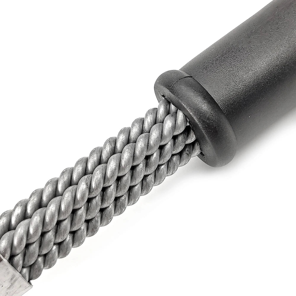 Sichere borstenfreie Grillbürste aus Edelstahl für einfache Reinigung