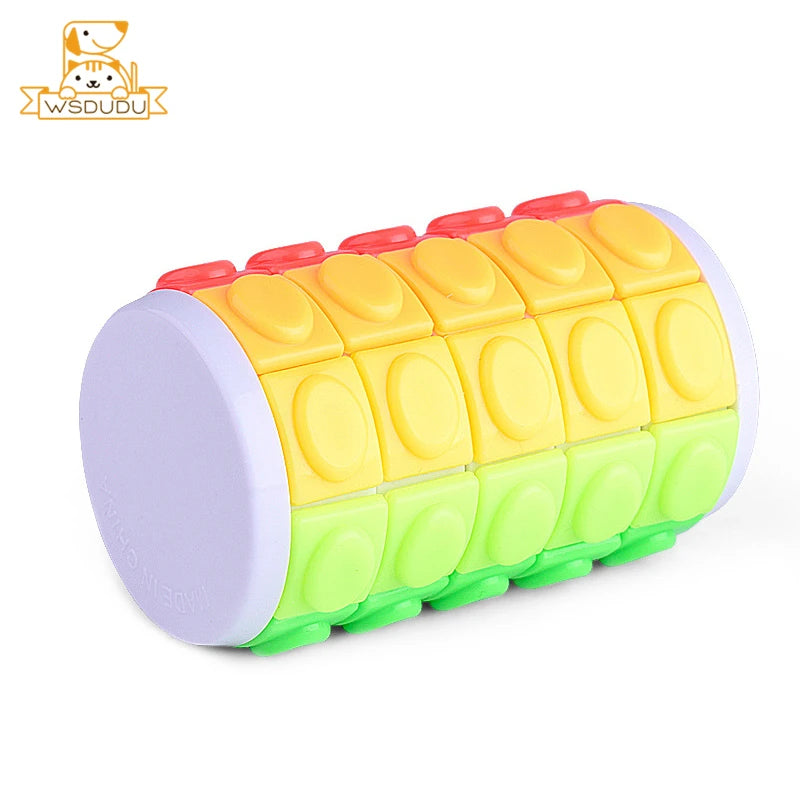 Rotierendes Zylinder Puzzle für Logik Training und Entspannung