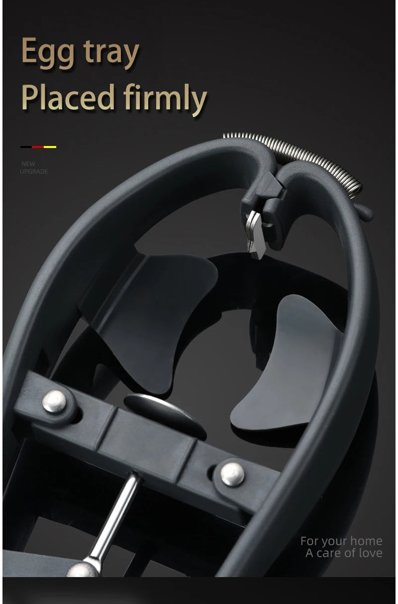 Eierschalenöffner aus Edelstahl mit Separator und Küchenzubehör