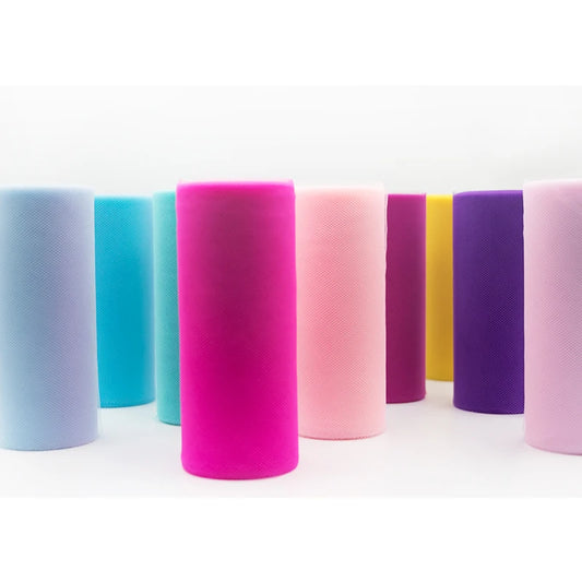 Tüll-Rolle aus Organza Stoff 25 Yards x 15 cm für Dekorationen - Yabubest - Home & More