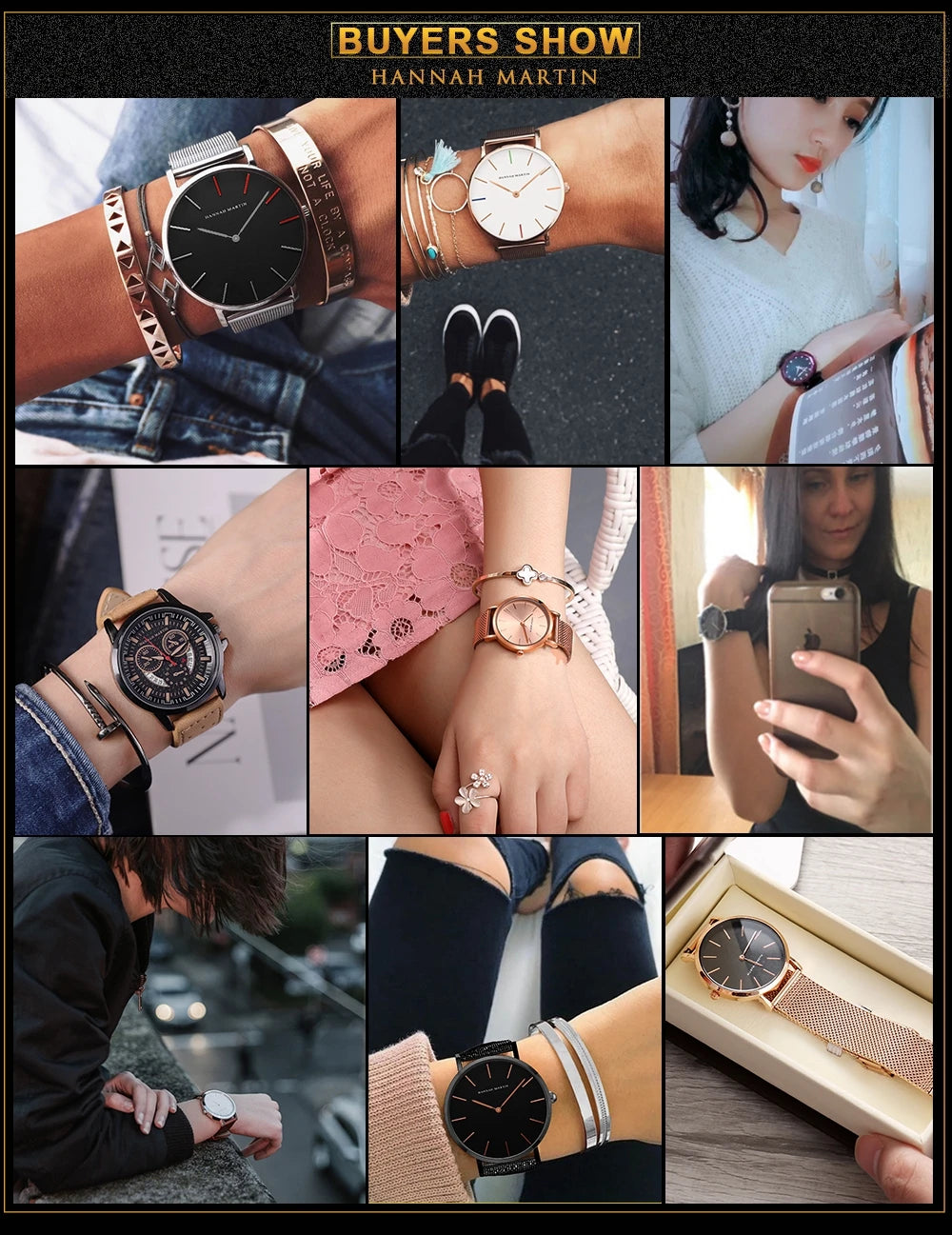 Elegante Damen Uhr 36mm Wasserdicht mit Japan Quarzwerk