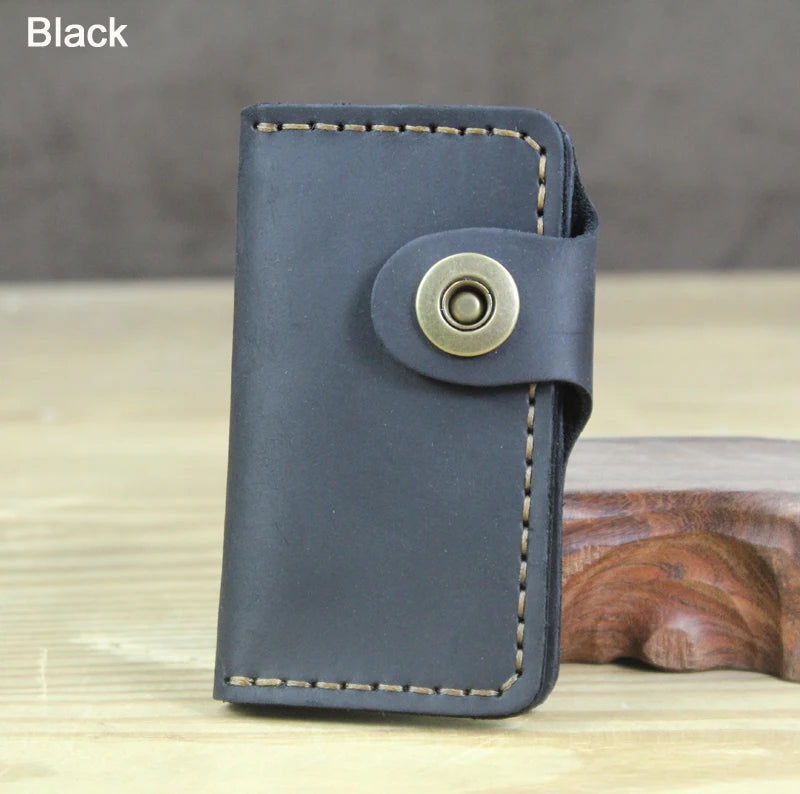 Handgemachtes echtes Leder Schlüsseletui für Herren und Damen