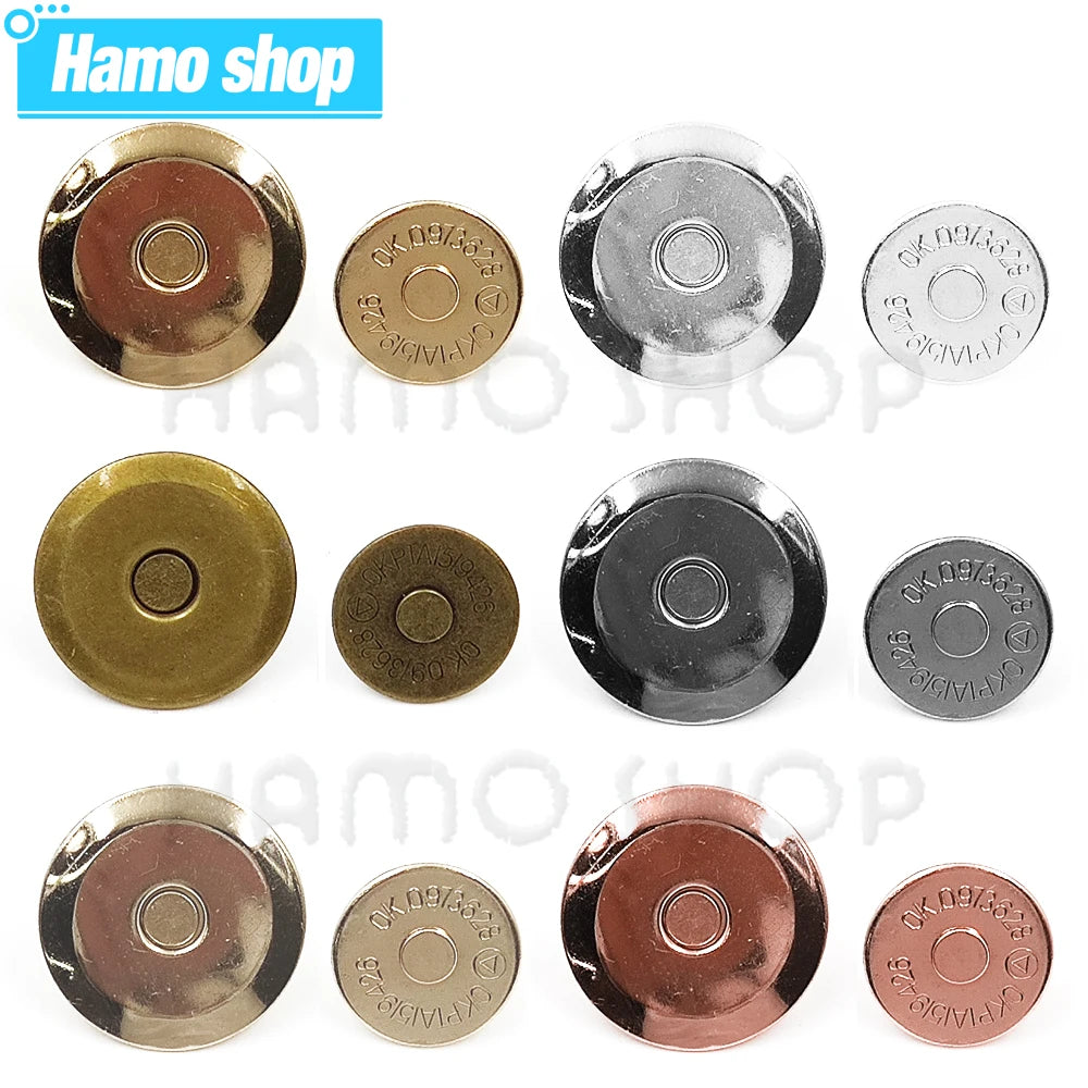 Magnetische Metall Druckknopfverschlüsse 16-20mm für Nähen - Basteln