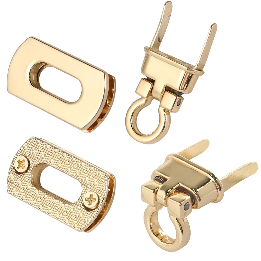 3,1 cm ovaler Metall-Drehverschluss für Handtasche und Geldbörse-Yabubest - Home & More