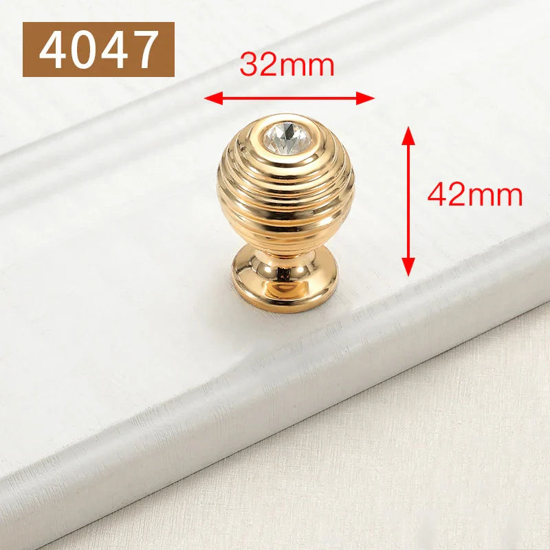 Möbelgriff Goldfarben Nordischer Stil Zinklegierung für Möbel