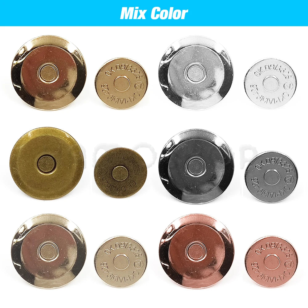 Magnetische Metall Druckknopfverschlüsse 16-20mm für Nähen - Basteln