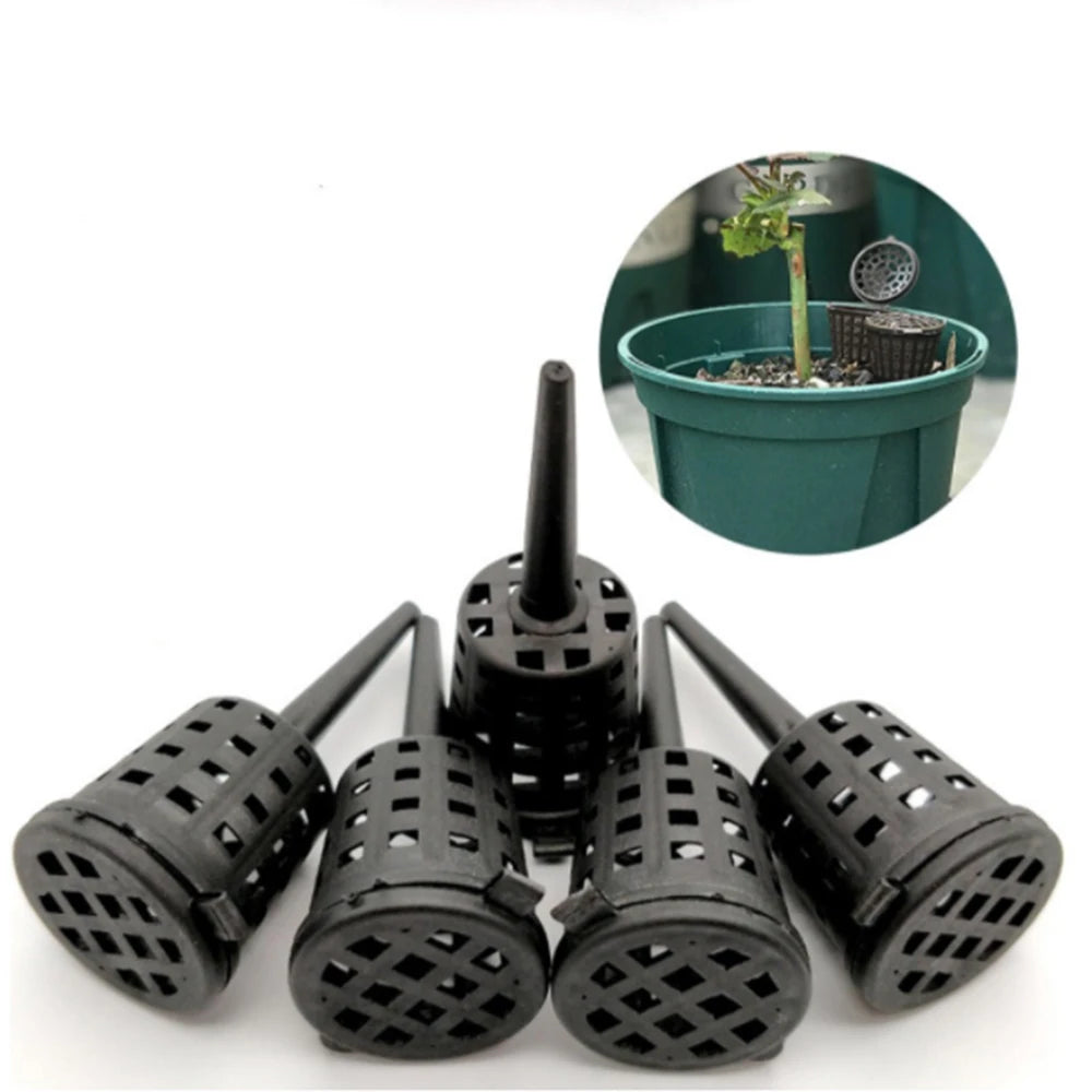 50er Set Pflanzendüngerkörbe mit Deckel für Topfpflanzen Garten Bonsai