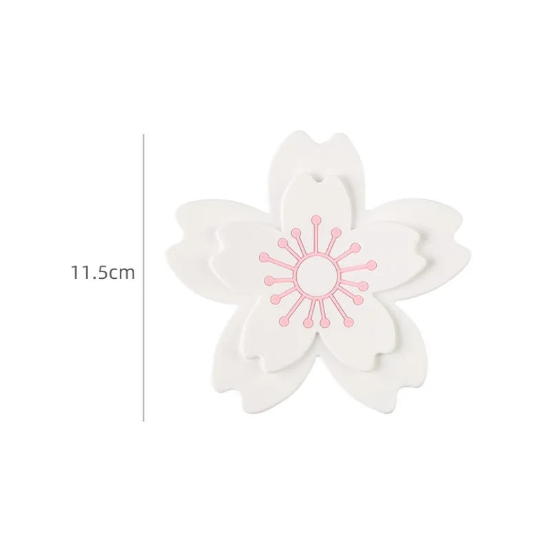 Lotus Silikon Untersetzer: Hitzeschutz - Design für Tassen - Küche