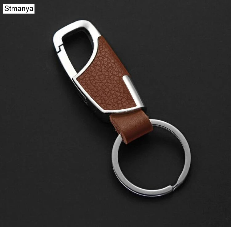Eleganter Metall-Schlüsselanhänger mit Herz-Design, Unisex - robust