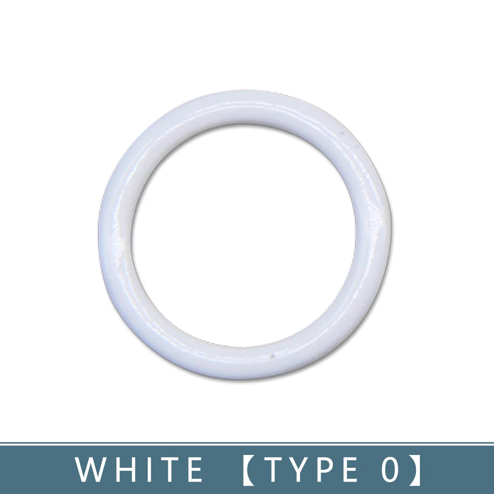 30-teiliges BH Ringe und Slider Set in Weiß und Schwarz Metall Zubehör