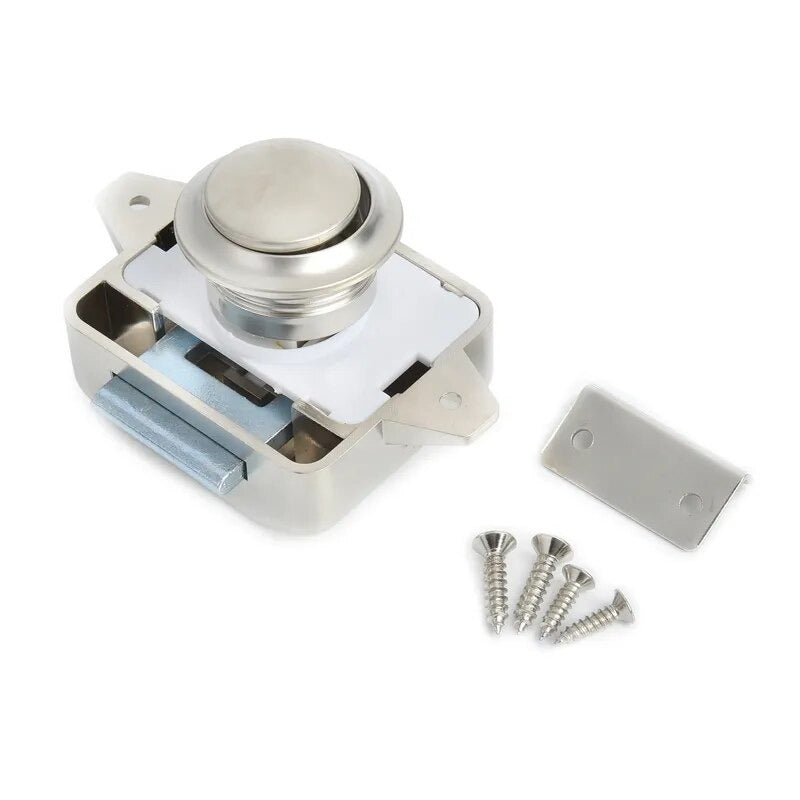 20x Push Lock Schrankverschluss Wohnmobil Caravan Boot Mini Stand