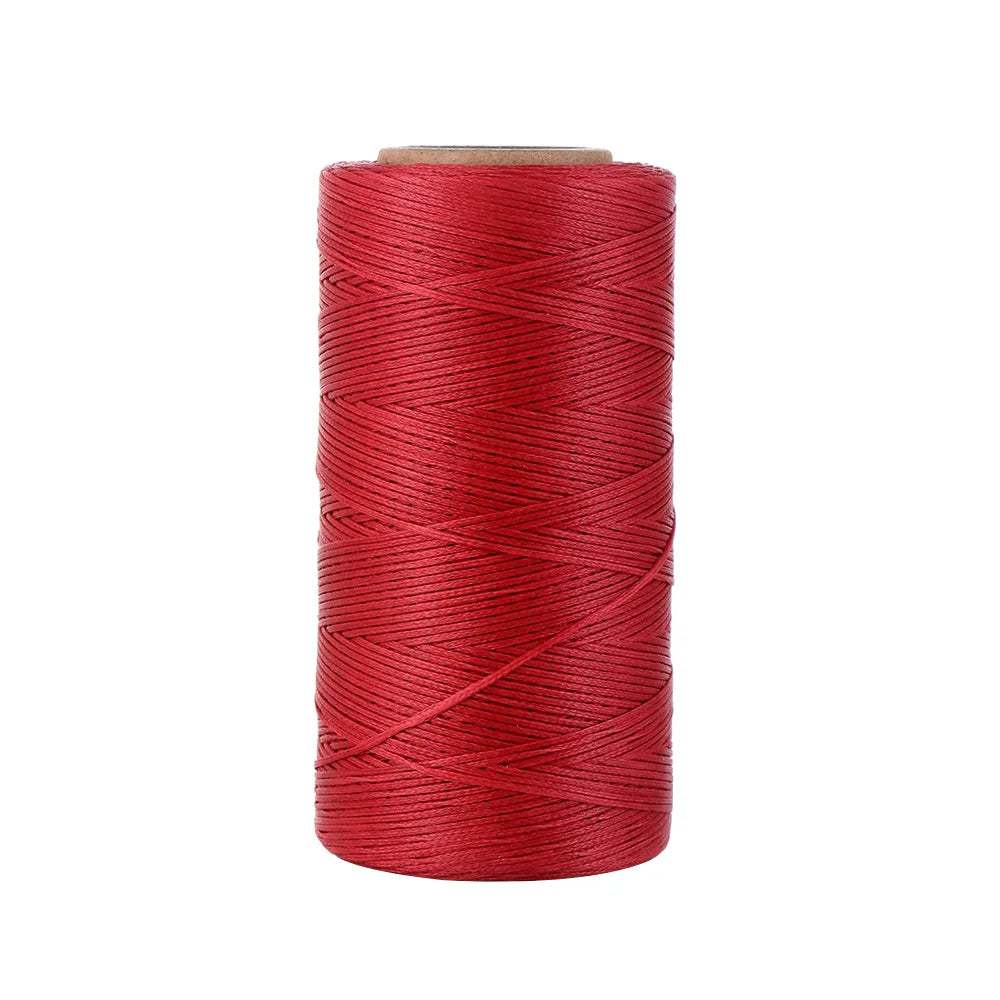 260m Gewachste Nähschnur 1mm für Lederarbeiten – 8 Farben-Yabubest - Home & More