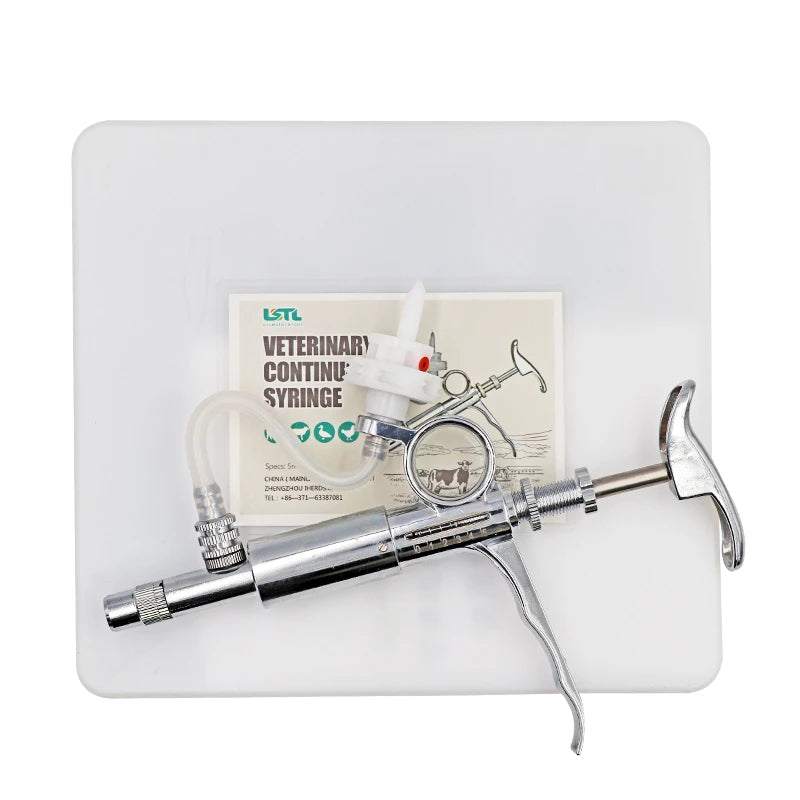 Automatische veterinärmedizinische Spritze mit Doppel-Flasche