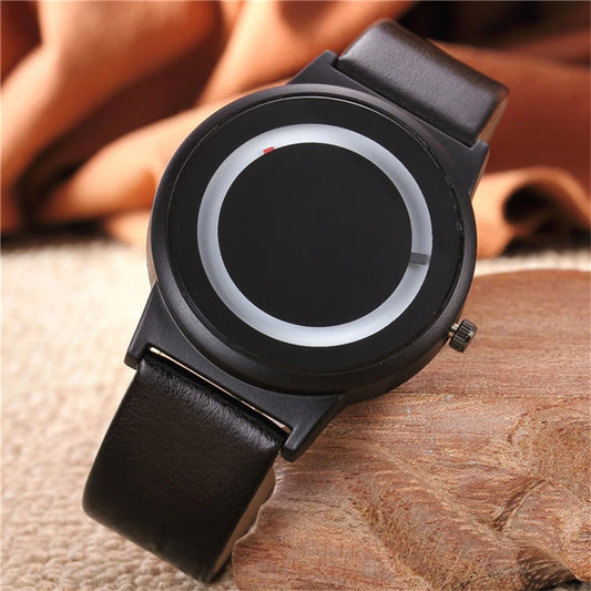 Stilvolle Unisex Sportuhr Quarzwerk Lederband | Mode Armbanduhr Elegant