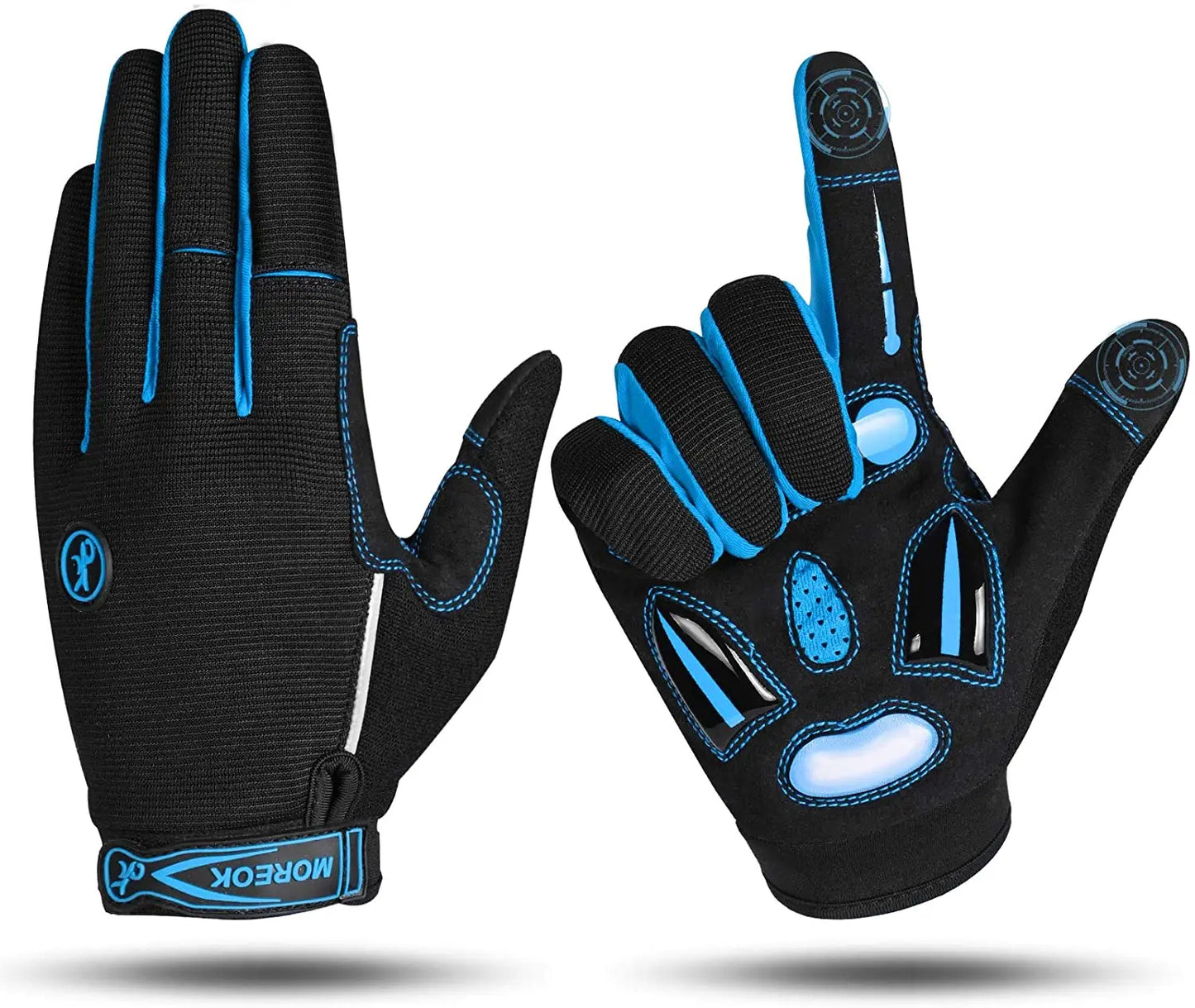 Vollfinger Winter Fahrradhandschuhe mit Gelpolstern rutschfest und Touchscreen