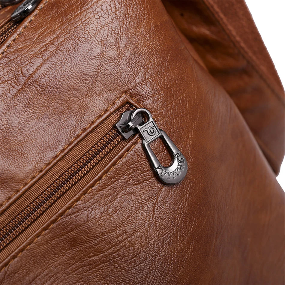 3-lagige große Schultertasche mit Reißverschluss, lässige Crossbody-Tasche-Yabubest - Home & More