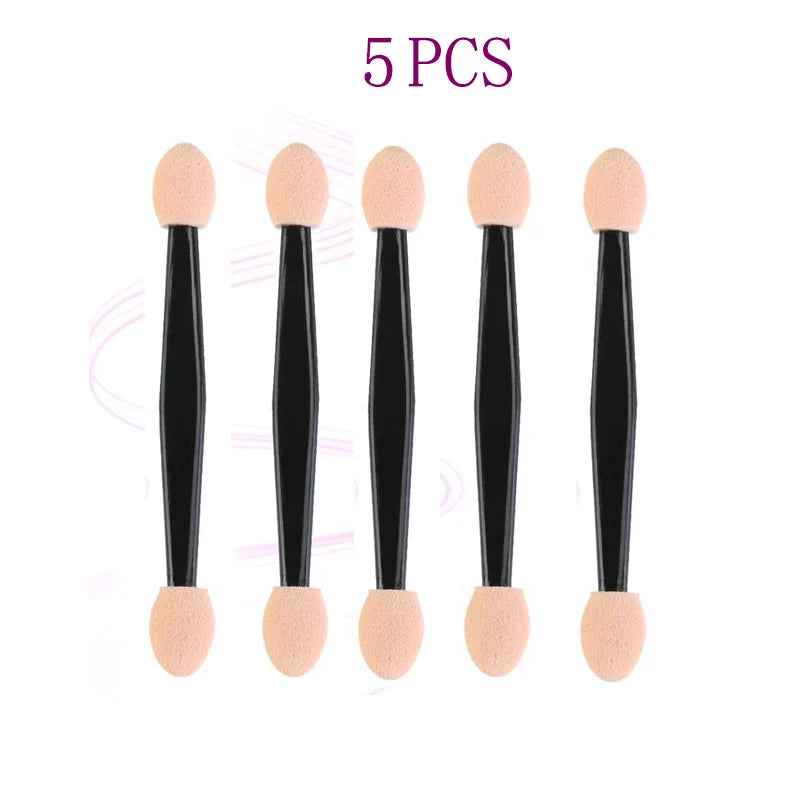 Präzise Make-up Kontrolle: Einweg Lidschatten Pinsel Set 5-100 Stück, dualseitig
