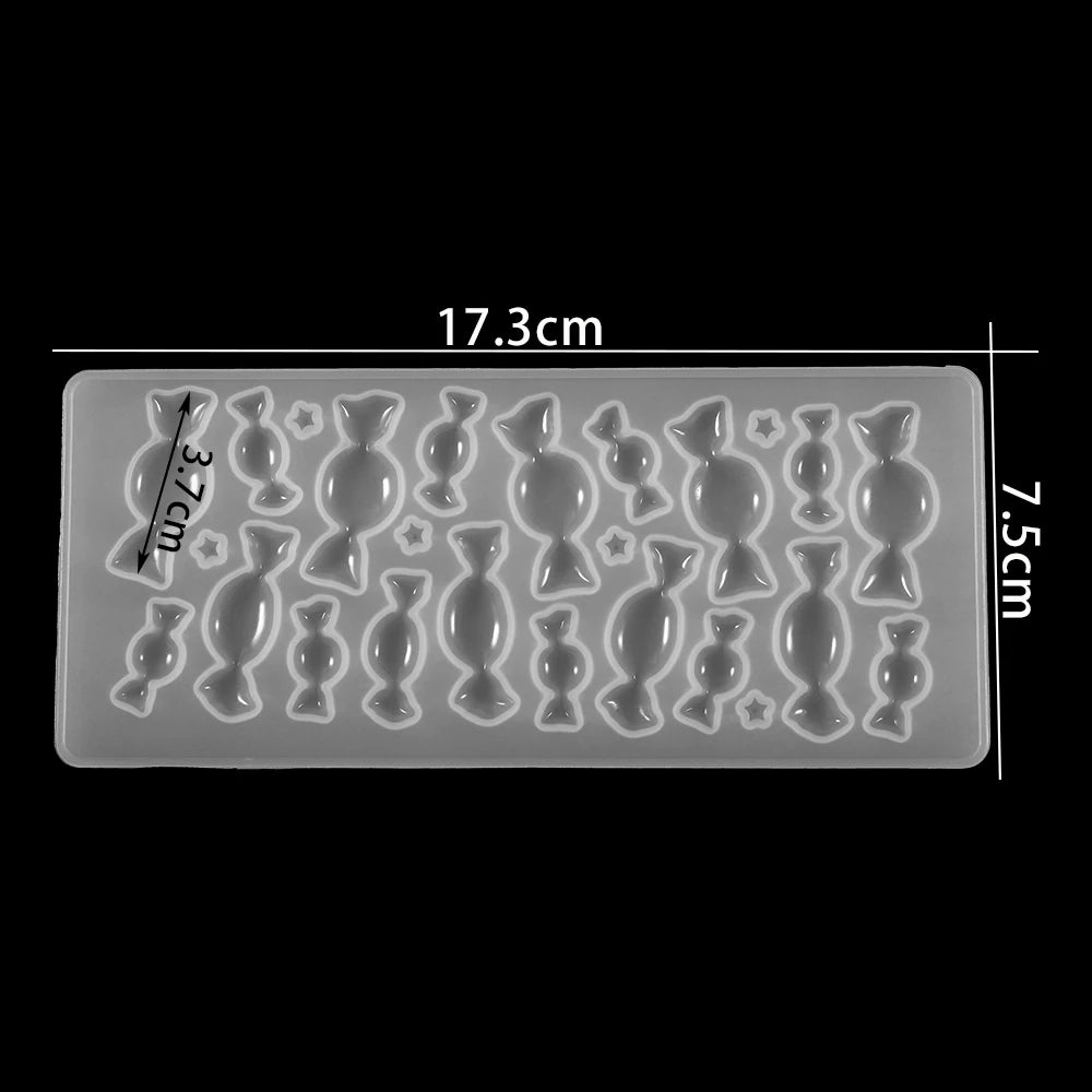 Herz Anhänger Silikonform für DIY Epoxidharz Schmuck Gussform Set