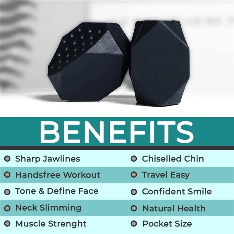 Kiefertrainer 50 60lbs Fitness Ball für Gesicht Hals Muskeltraining Unisex