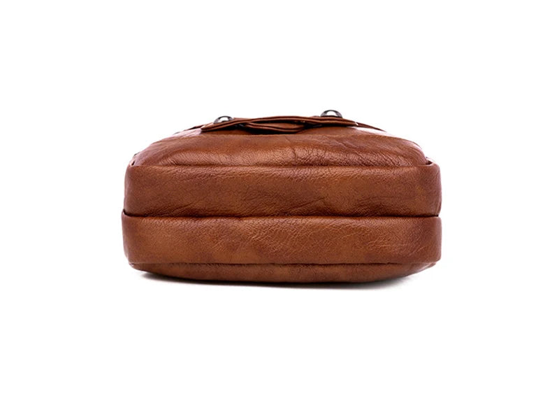 Vintage PU Leder Umhängetasche für Frauen kleine Crossbody Tasche