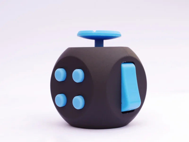 Fidget Cube EDC Antistress Würfel mit 12 Seiten für Fokus und Entspannung