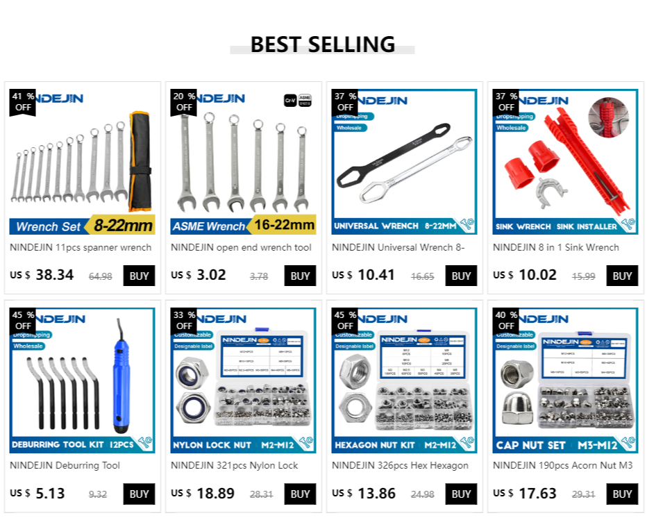 Kombischlüssel Set 5,5 bis 15 mm aus stabilem Chrom Vanadium Stahl-Yabubest - Home & More
